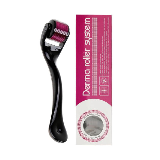 Anti-Hair Loss Derma Roller Black Plastic