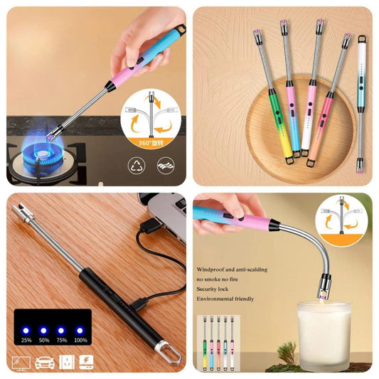 Electric Lighter for Gas Stoves, Candles & Outdoor Fires