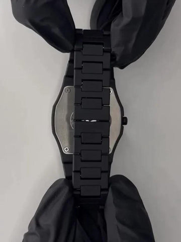 Black Arabic Aura Carbon Fiber Watch for Men